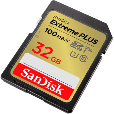 Карта пам'яті SanDisk 32GB SDXC class 10 Extreme PLUS (SDSDXWT-032G-GNCIN) Вінниця - фото 3