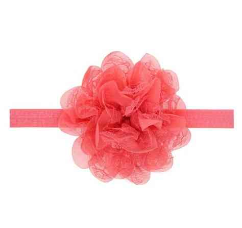 Дитяча коралова пов'язка - коло 40-50см, розмір квітки 10-11см Київ