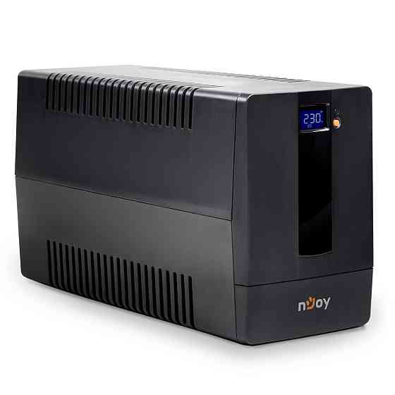 ДБЖ NJOY Horus Plus 1500 (PWUP-LI150H1-AZ01B) Lin.int., AVR, 4 x євро, USB, LCD, пластик Чорний Харків