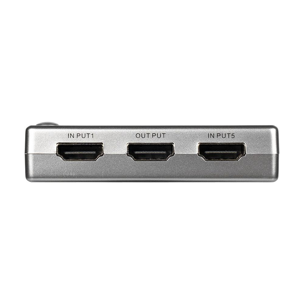 Комутатор 4K@30Hz HDMI 5x1 Dtech DT-7021 (MS) (74-00135) Київ - фото 11
