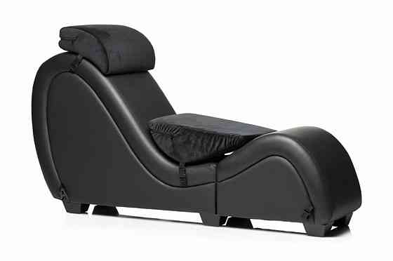 Секс-крісло з подушками Master Series Kinky Sex Lounge with Cushions — Black Sex Aura Київ