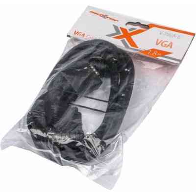 Кабель мультимедійний VGA M to VGA M 1.8m Maxxter (V-PVGA-6) Вінниця