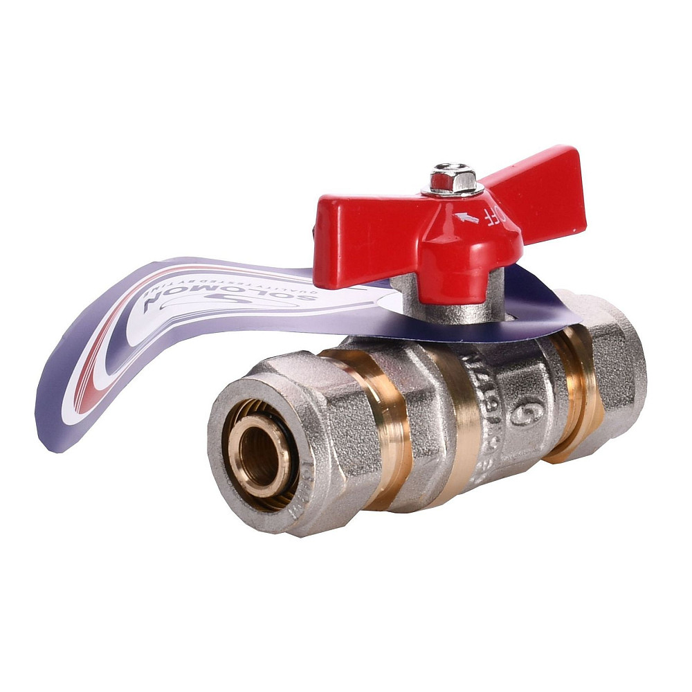 Кран кульовий для металопластика SOLOMON 16х16 B1182 Луцьк - фото 3