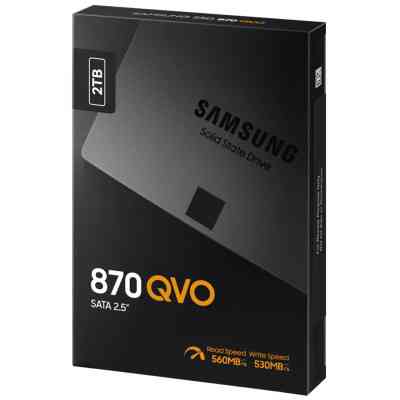 Накопитель SSD 2.5" 2TB 870 QVO Samsung (MZ-77Q2T0BW) Винница