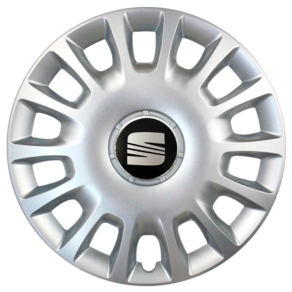 Автомобільні модельні ковпаки R14 Seat 214 4шт, SJS, сріблясті Київ - фото 1