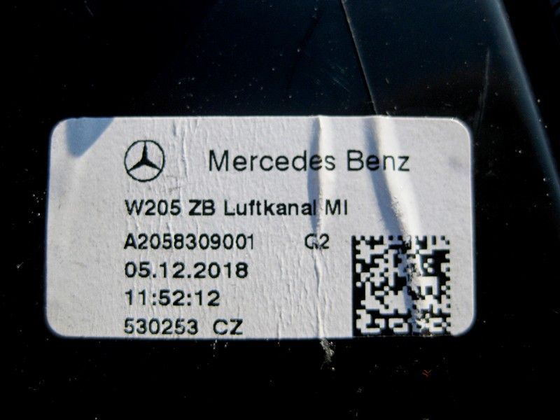 Mercedes-Benz  A2058309001 Повітряник торпеди на центральні дефлектори C-Class W205 Одеса - фото 3