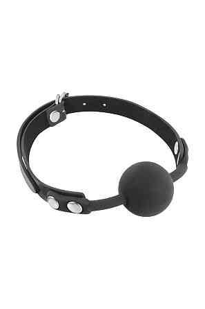 Класичний кляп з силіконовою кулькою Fetish Tentation Silicone Gag Ball Sex Aura Київ
