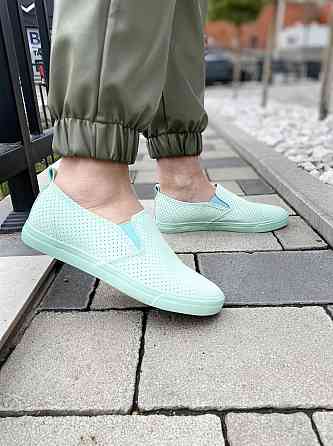 IDEAL Сліпони жіночі IDEAL WX37 бірюзовий (літо, еко-шкіра) (1374) лише 41р. Коломыя