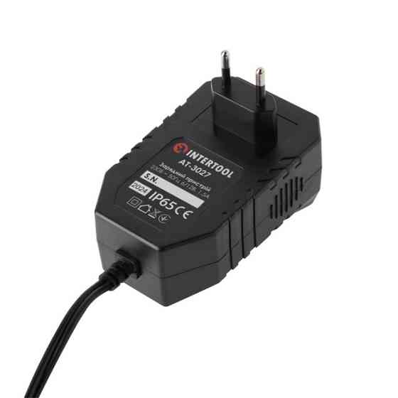 Зарядний пристрій INTERTOOL AT-3027, 6/12 В, 1,5 А, 1,2-40 Аг - зарядка без помилок і перегріву Львів