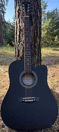 Акустична гітара чорна нова матова. Харків