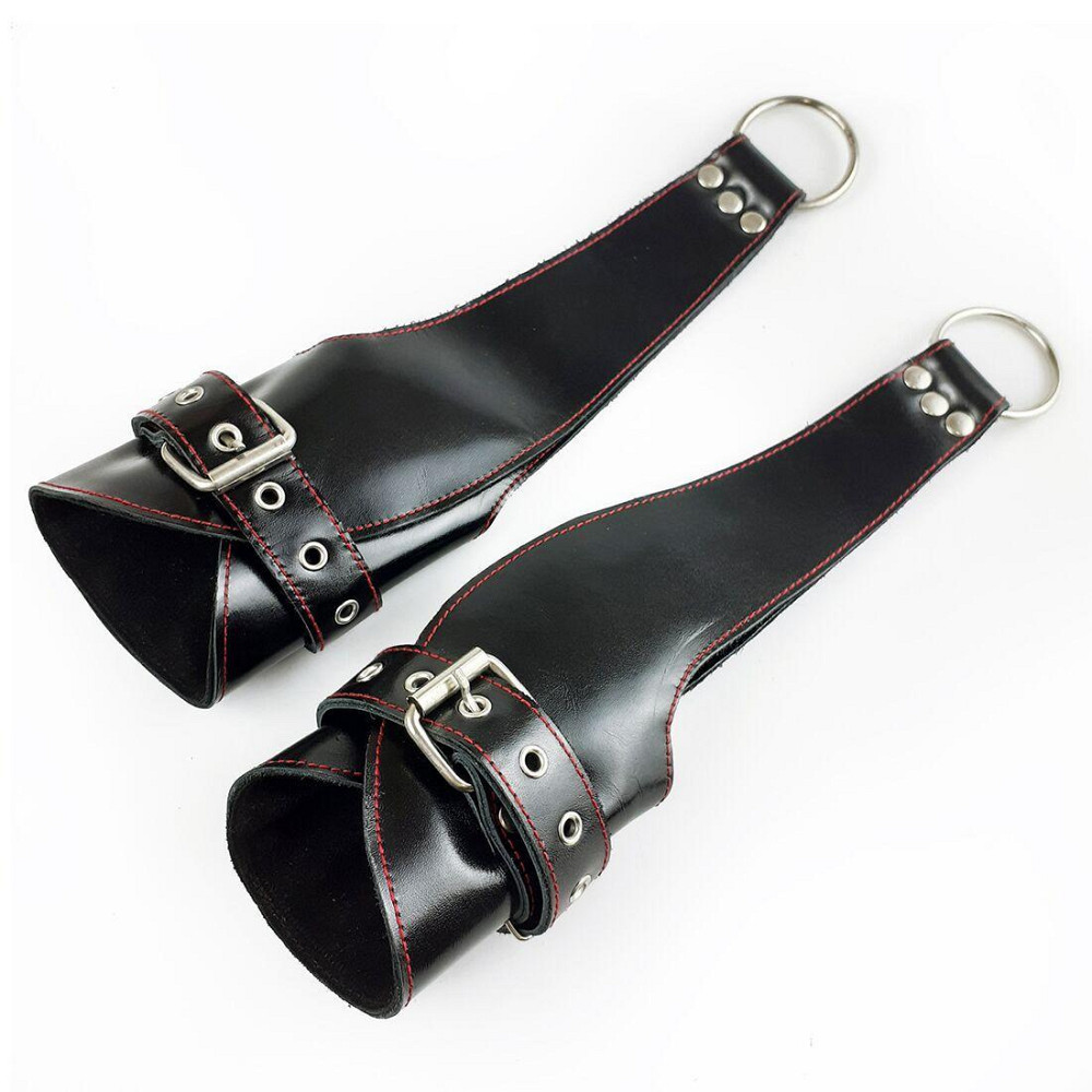 Поручі для підвісу Art of Sex – Fetish Hand Cuffs For Suspension, натуральна шкіра Sex Aura Київ - фото 2