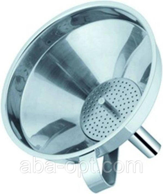 Лійка нержавіюча зі знімною сіткою Ø 12 см (шт) Одеса - фото 1