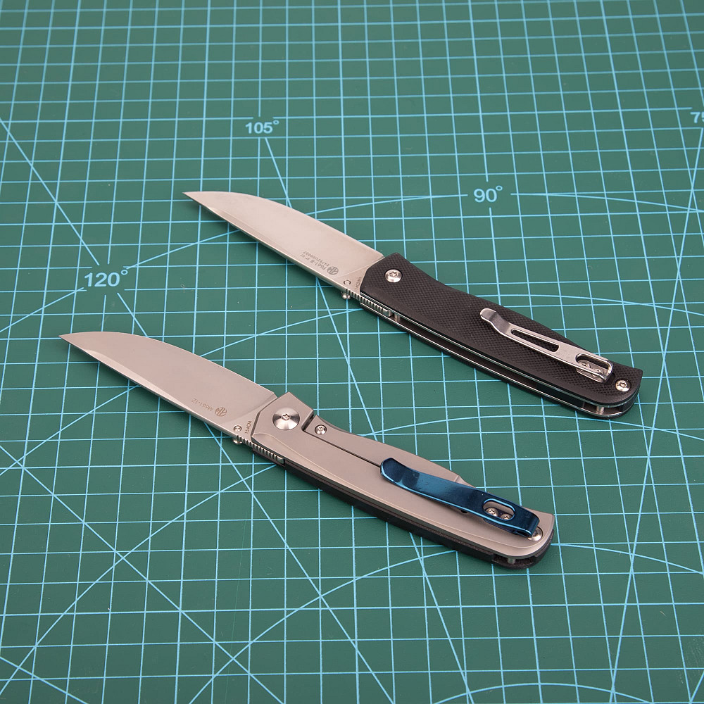 Ніж складаний кишеньковий Ruike M662-TZ, (7.4 см) steel 154СМ / TC4 (титан) + G10 чорний Київ - фото 12