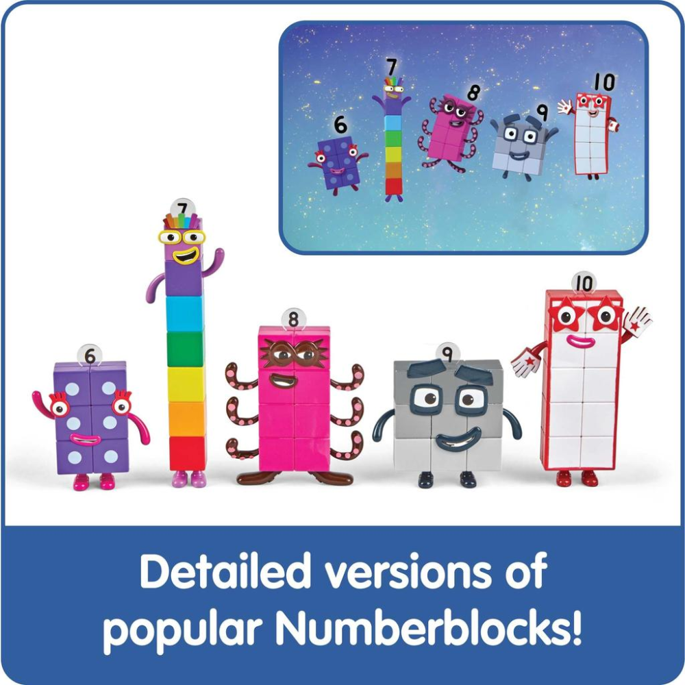 Набір ігрових фігурок Numberblocks Друзі від 6 до 10 Вінниця - фото 9