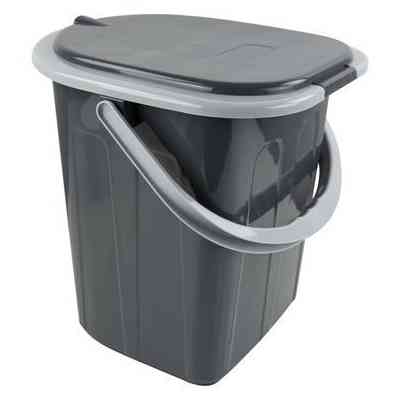 Відро-туалет Bo-Camp Portable Toilet Square 20 Liters Grey (5502820) (DAS303293) Вінниця