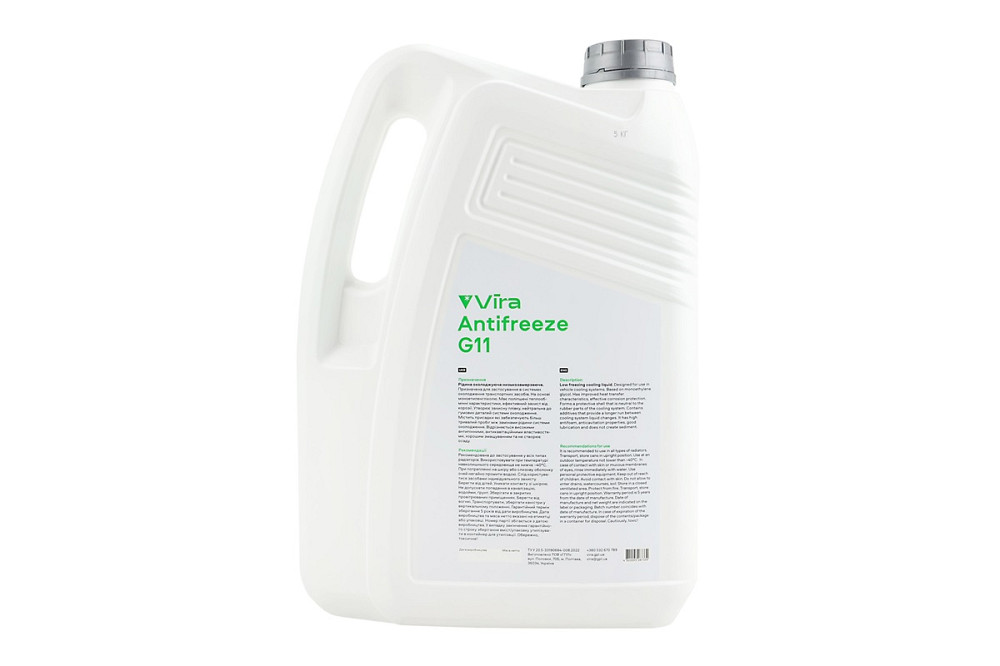 Рідина охолоджуюча -40°C "АНТИФРИЗ G11", зелена 5kg Київ - фото 2