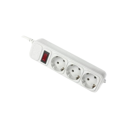 Фільтр мережевий 3 розетки 4,5 м з вимикачем сірий SPM3-G-15G Maxxter Житомир