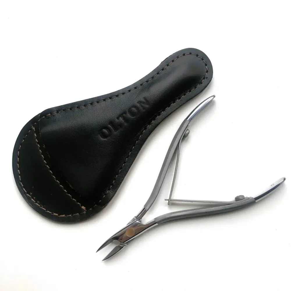 OLTON профессиональные кусачки для кутикулы М (накожницы), титановая длина режущей части – 8-10 мм. Киев - изображение 3