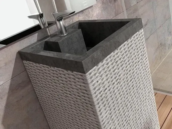 Раковина  Bathco Borneo Negro 45x90cm 00329 Киев - изображение 1