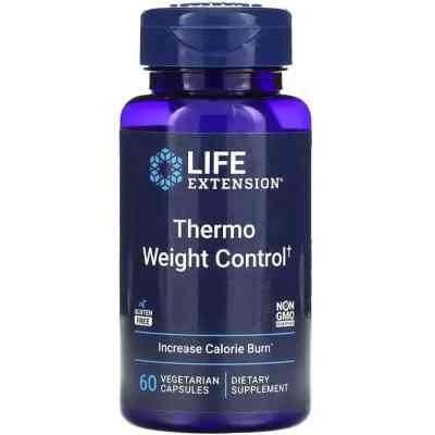 Вітамінно-мінеральний комплекс Life Extension Контроль ваги, Thermo Weight Control, 60 вегетаріанських капсул (LEX-25116) Вінниця