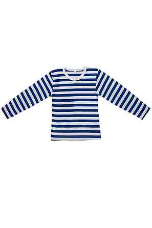 Тільняшка , дитяча синя топ Крохатушка одяг Київ