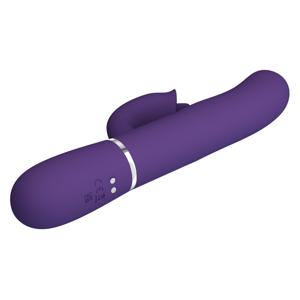Вибратор PRETTY LOVE Gigi dark purple, 7 thumping functions 7 licking modes Sex Aura Киев - изображение 7