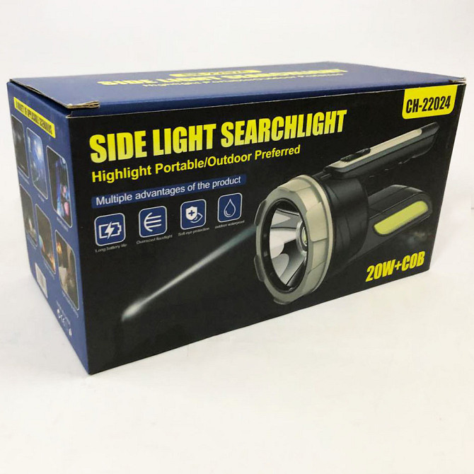 Кемпінговий ліхтар 5W+COB переносний LED світильник з акумулятором, USB‑C зарядкою і 4 режимами Київ - фото 7