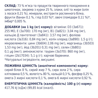 Вологий корм для собак Club 4 Paws для цуценят з куркою в желе 100 г (4820083908897) Вінниця - фото 4