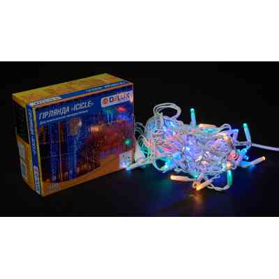 Гірлянда Delux ICICLE flash 75LED 2 х 0.7 м мульти/білий IP44 EN (90012956) Вінниця