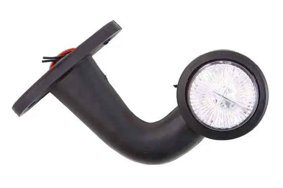 Габаритний бічний ріжок 13см диодний кривий червоний/білий Вінниця