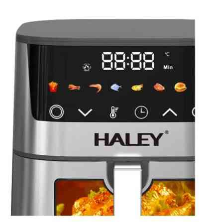 Мультипечі-аерогриль Haley HY-2531 2000Вт (7л), сенсорна аерофритюрниця з LED-дисплеєм (8 автоматичних програм) Одеса