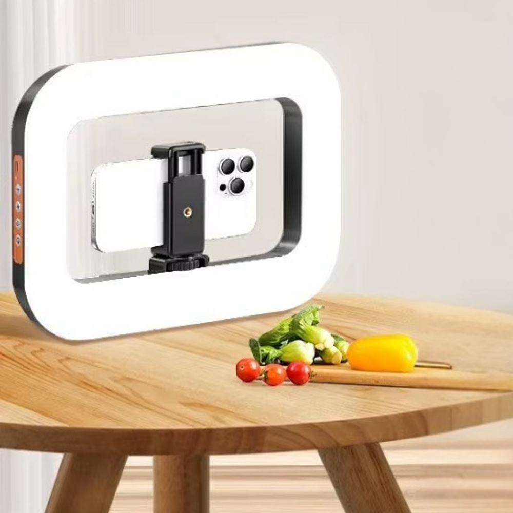 Кольцевая лампа для смартфона и камеры,Риг держатель с LED подсветкой с аккумулятором 8000mAh для видеосъёмок Каменец-Подольский - изображение 7