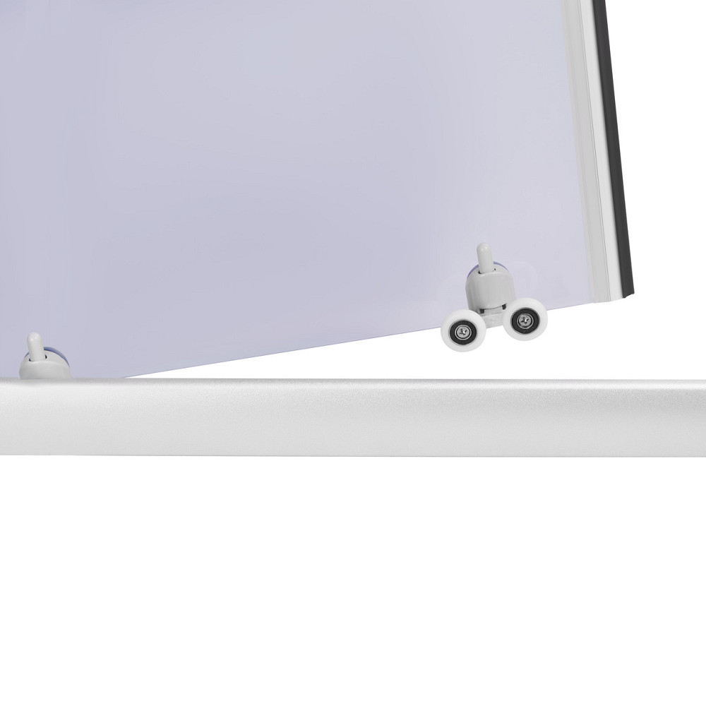 Lidz Latwa SC90x90.SAT.HIGH.GR Душевая кабина полукруглая, стекло тон 4 мм + Lidz Душевой поддон KAPIELKA ST90x90x41, с панелью Киев - изображение 7