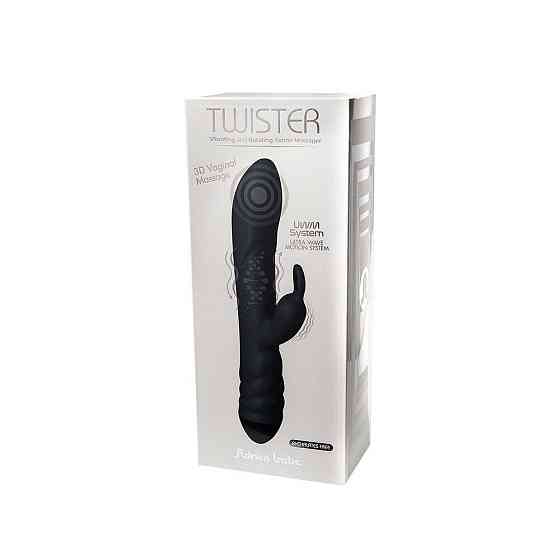 Вібратор-кролик зі спіральним 3D-масажем Adrien Lastic Twister Sex Aura Київ
