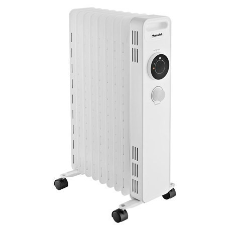 Масляний радіатор обігрівач Anslut 014520 2000 Вт 9 Ребер Білий Київ - фото 3