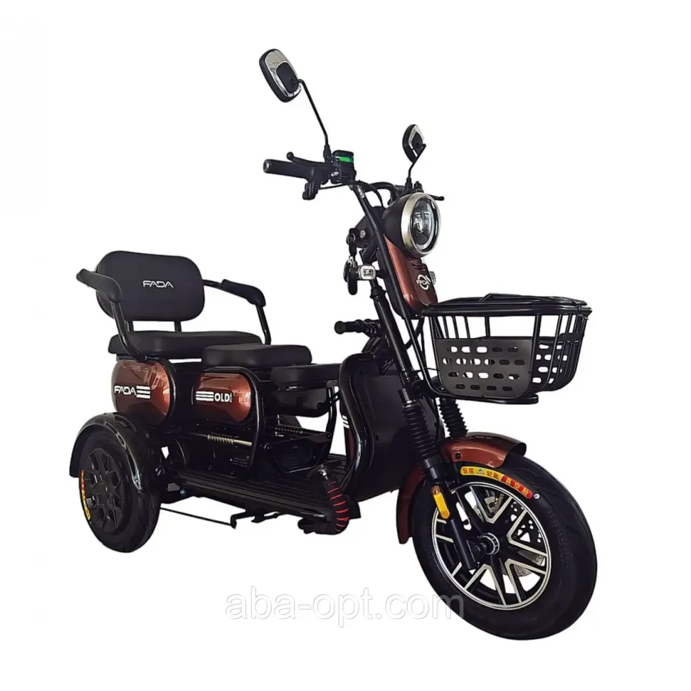 Електротрайк FADA OLDi MAX 1100W-72V-20Ah шини 10" купити в інтернет-магазині Одеса - фото 1