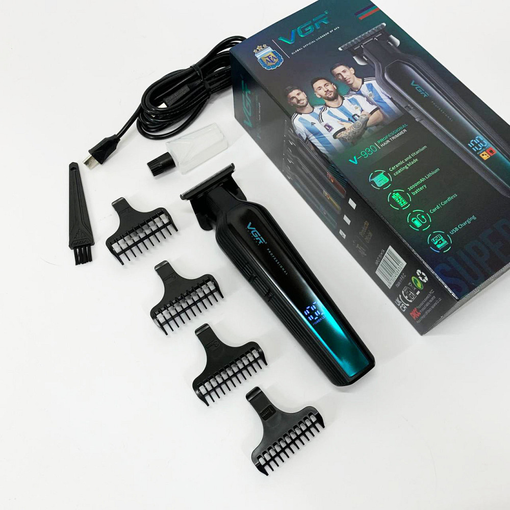 Практична машинка для стрижки волосся VGR V-930, Електромашинка для стрижки Набір машинок NP-39 Львів - фото 12