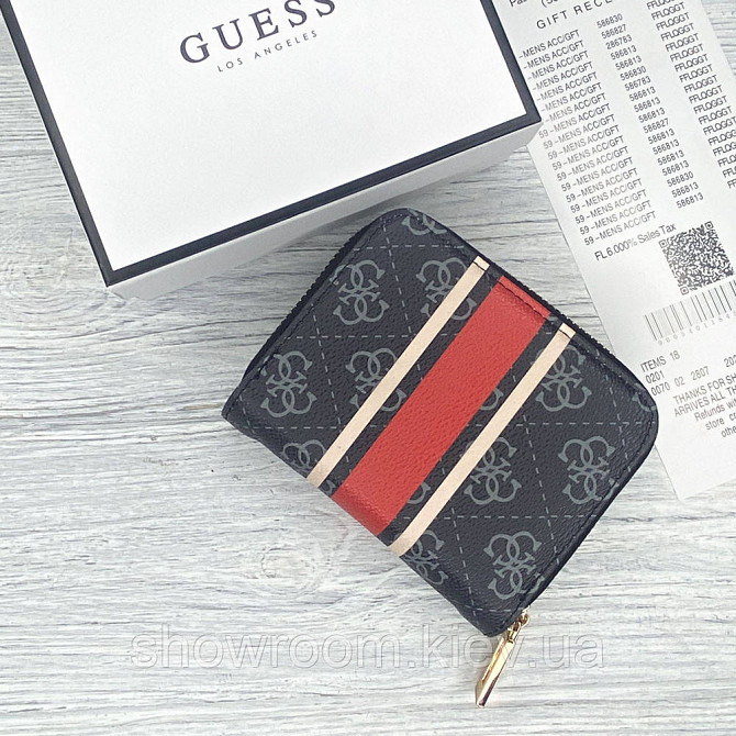 Жіночий невеликий гаманець Guess (900825) grey Київ - фото 2