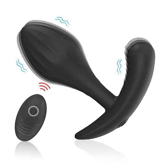 Массажёр простаты Every Night Toys Miah с дистанционным управлением, чёрный, 10 режимов вибрации Sex Aura Киев
