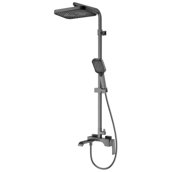 Душова колона зі змішувачем KOER KB-56037-07 3 функції (Колір графіт) (KR6002)   ( 25079 ) Харьков