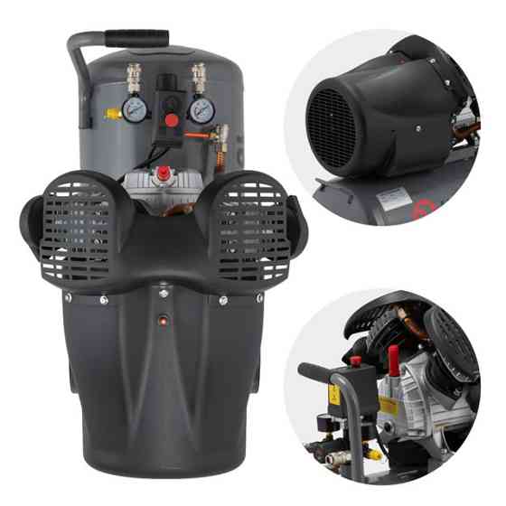 Компресор, 50 л, 2,23 кВт, 220 В, 10 атм, 354 л/хв, 2 циліндри, 93 дБ INTERTOOL PT-0004 Київ