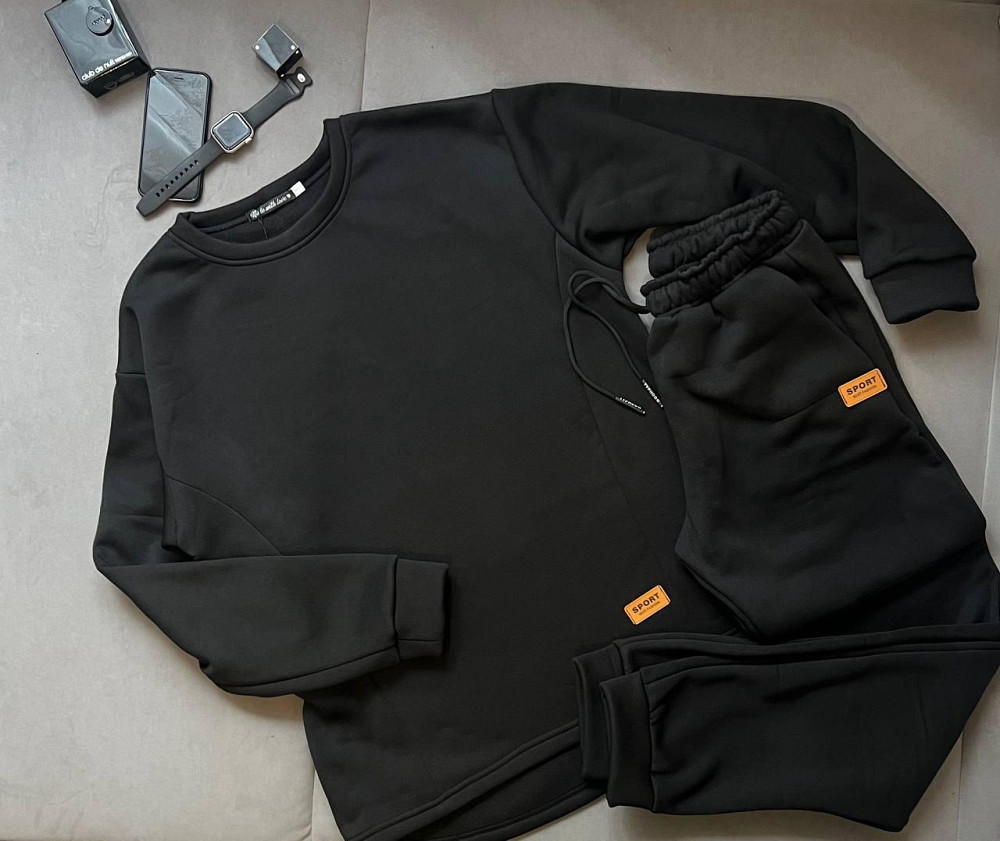 Мужской утепленный спортивный костюм baza трикотаж Трехнит флис Одесса - изображение 1