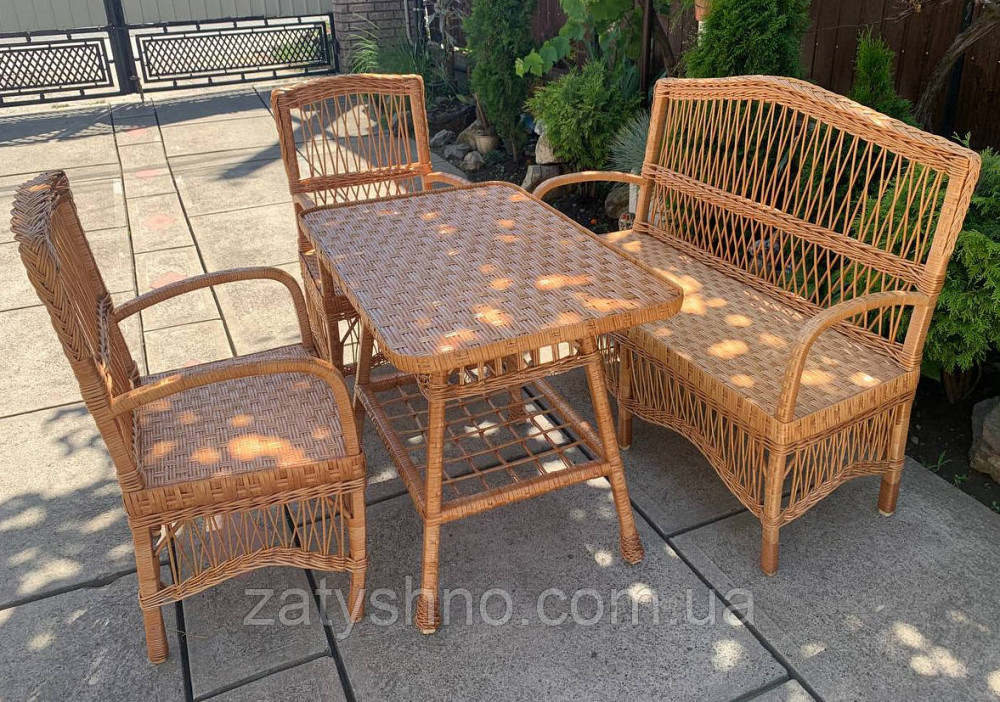 Набор з диваном плетенный из лозы Киев - изображение 4