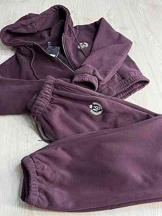 Костюм жіночий Joy One 80990 утеплений на флісі худі зі штанами бордовий, бордовий, M Київ