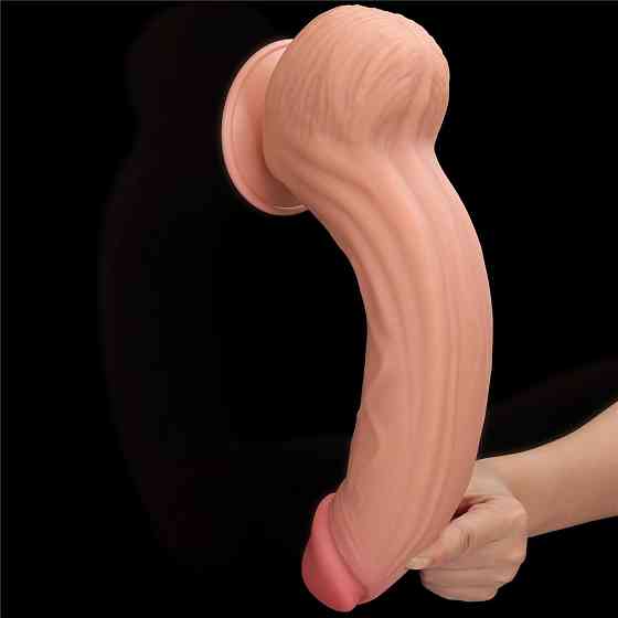 Фаллоимитатор 12'' King Sized Sliding Skin Dual Layer Dong Sex Aura Киев