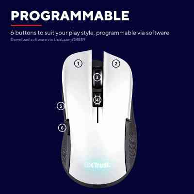 Мишка Trust GXT923 YBAR Wireless White (24889) Вінниця