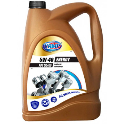 Моторна олива ВАМП 5W40 ENERGY кан. п/е 4л/3,8кг (4538) Вінниця - фото 1