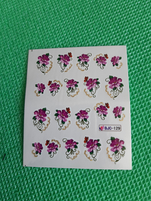 Наклейки для маникюра - размер стикера 6*5см, инструкция по применению есть в описании товара Киев - изображение 1