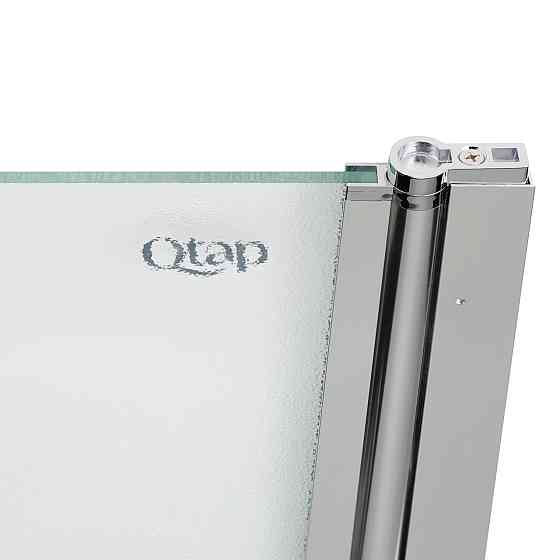 Штора на ванну Qtap Standard CRM407513APR скло Pear 6 мм, 75х140 см, права Київ