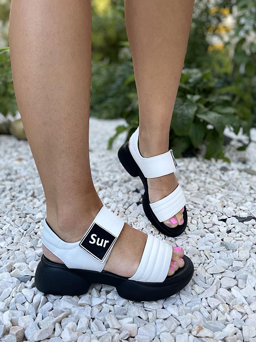 teona Босоніжки жіночі TEONA 165 білі (літо, шкіра натуральна) (4099) Коломия - фото 6